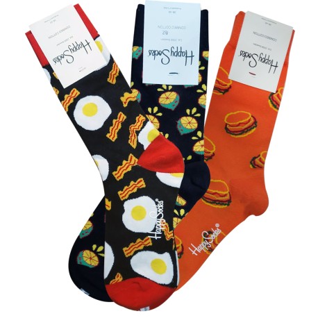 Paquete 3 Calcetines Largos Happy Socks